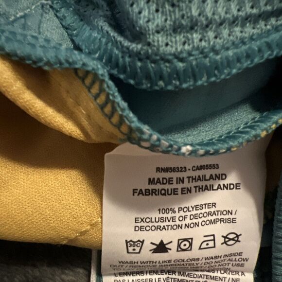 Medium Mens Nike Dri-FIT DNA Athletic Basketball Shorts Teal/Gold CV1897-379 - Picture 5 of 9